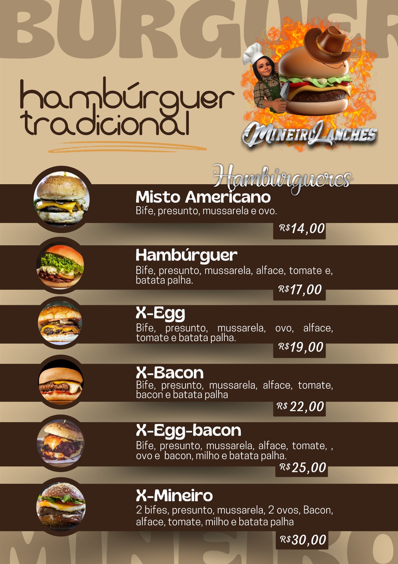 Hambúrguer Tradicional