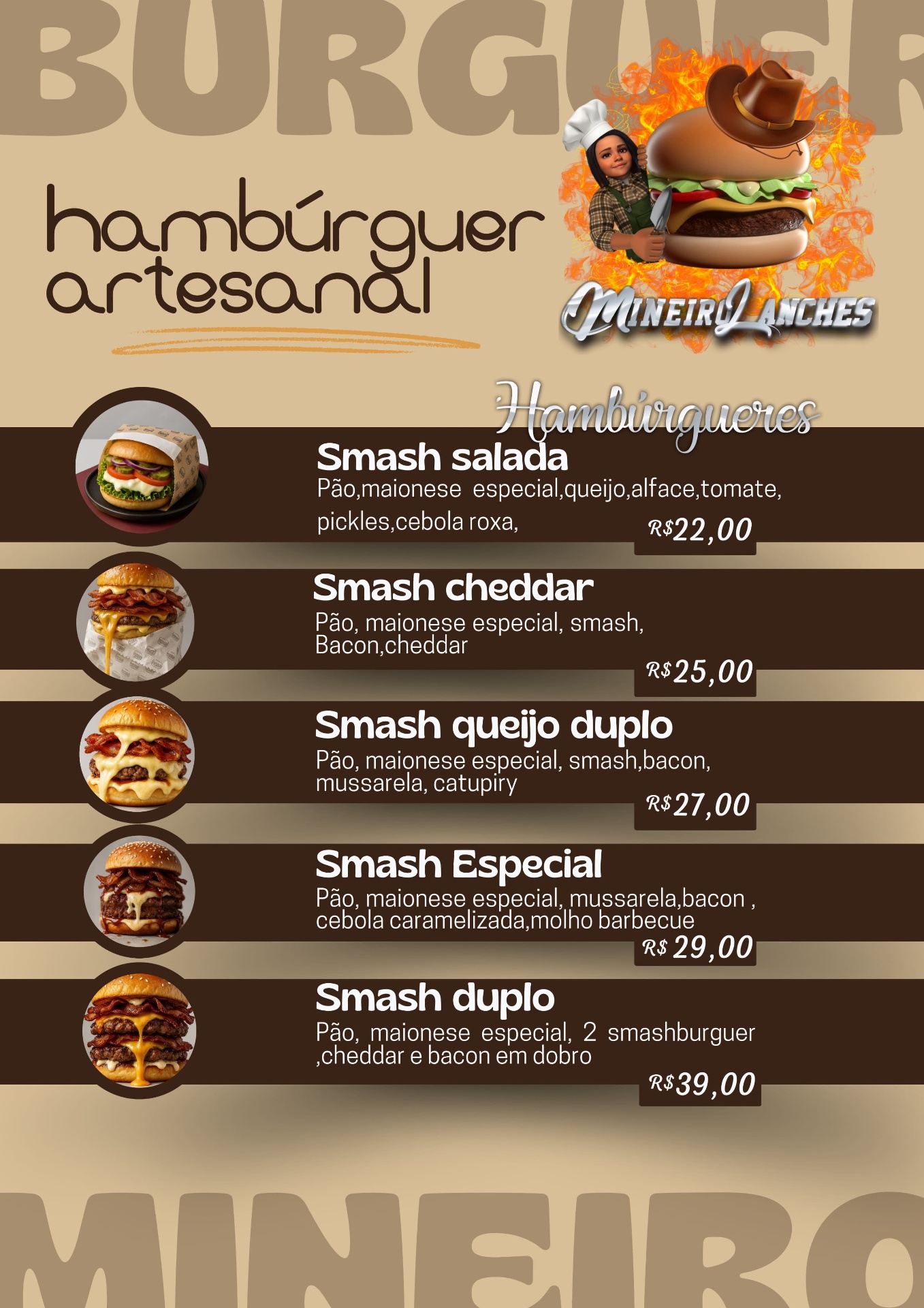 Hambúrguer Artesanal